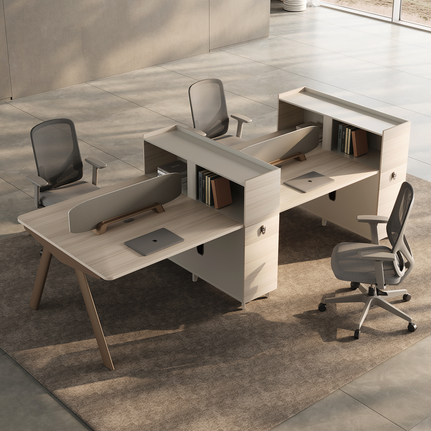 Office Staff Desk 02