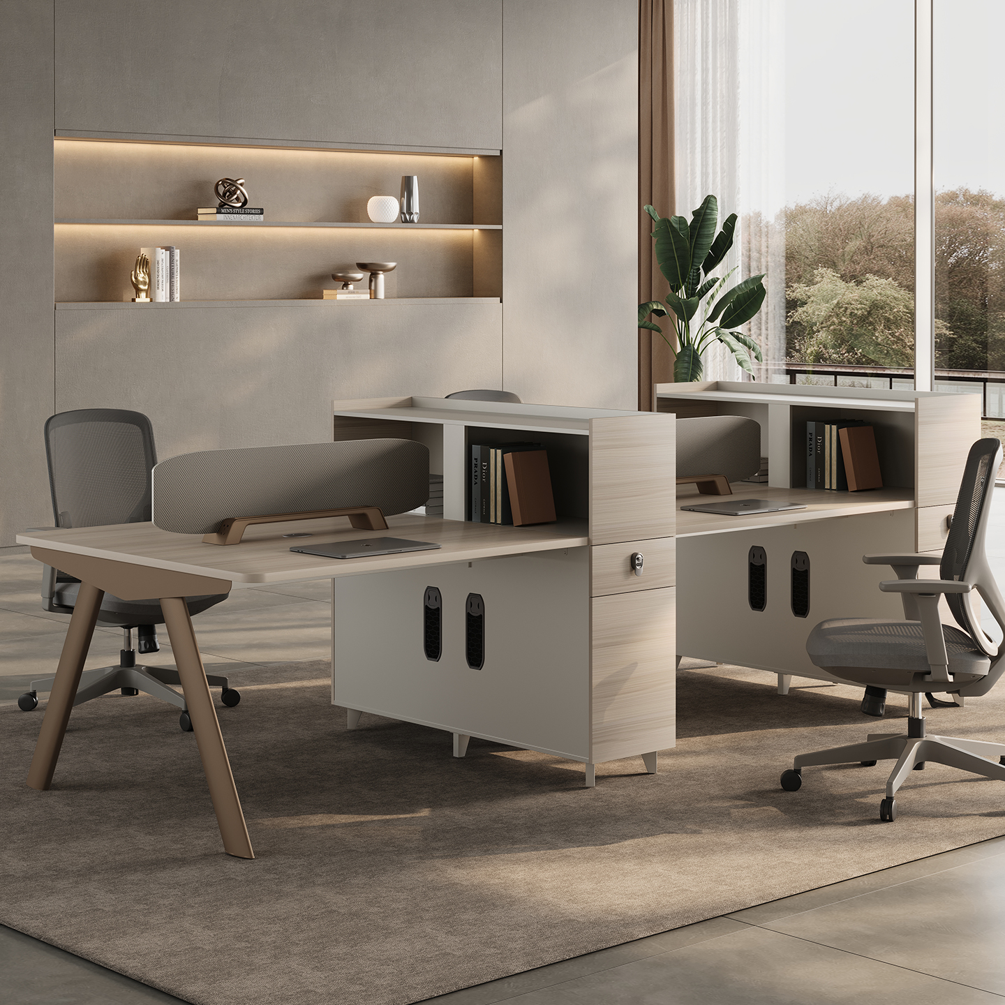 Office Staff Desk 02