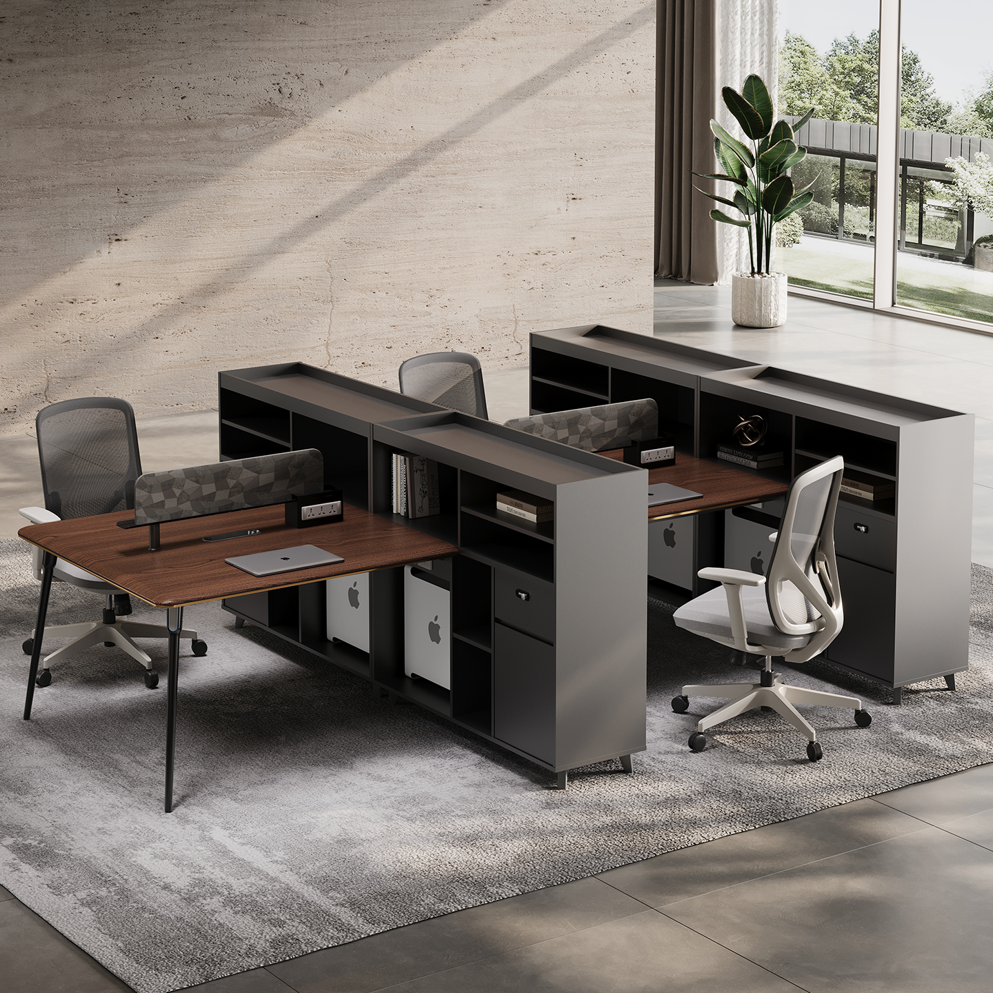 Office Staff Desk 01