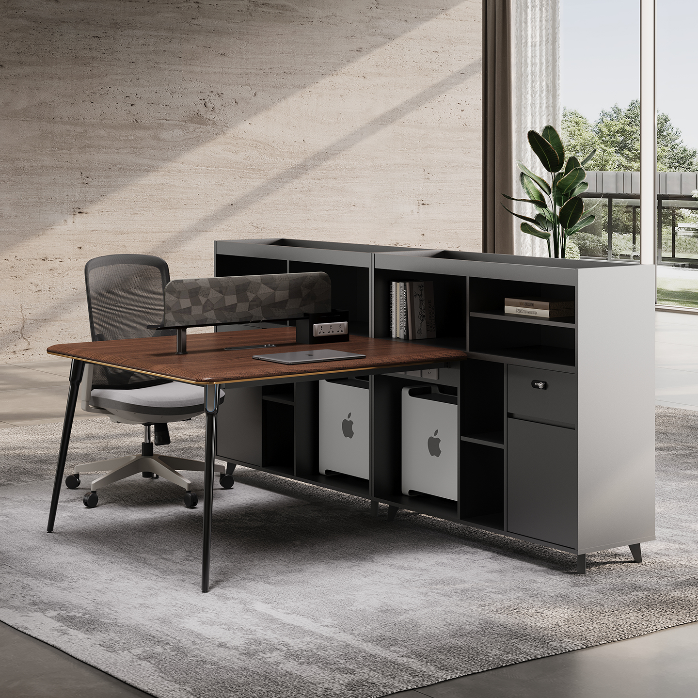 Office Staff Desk 01