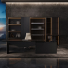 New Design Office Furniture Set Luxury Wooden Executive Computer Table Modern Manager CEO Office Desk